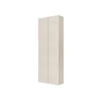 colonne suspendue double 60x22 à 2 portes orme blanc