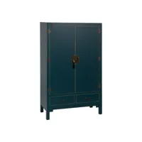 armoire oriente bleu 100 x 45 x 160 cm