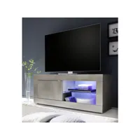 subleem meuble tv 140 cm 1 porte basica pin clair
