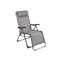 fauteuil de jardin relax néo gris