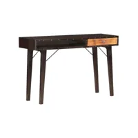 table console table d'entrée  bout de canapé 118x35x76 cm bois de récupération massif meuble pro frco74169