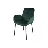 fauteuil fait main aje vert 59x57 en velours idéal pour une chambre