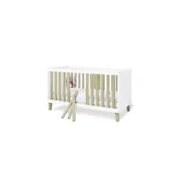pinolino  lit pour enfant blanc, bois plastique, bois lit coffre 110032
