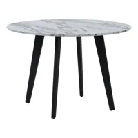 table ronde imitation marbre blanc mosby 180106