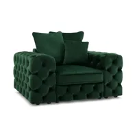 bobochic fauteuil chesterfield versailles vert