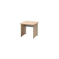 bureau simple bois taille s - etienne - l 80 x l 80 x h 74 cm - neuf