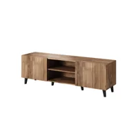 come - meuble tv - bois - 150 cm - style contemporain - bestmobilier - bois