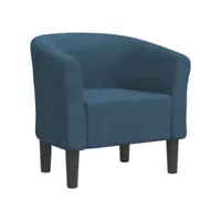 fauteuil salon - fauteuil cabriolet bleu foncé velours 70x56x68 cm - design rétro best00002328311-vd-confoma-fauteuil-m05-2467