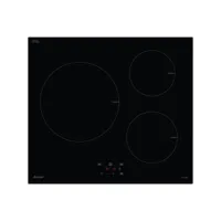 sauter si934b - table de cuisson induction - 3 foyers - 8300w - l60 cm - noir