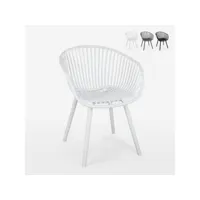 chaise de jardin cuisine salle à manger moderne avec accoudoirs philis