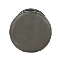tabouret de bar gris cuir véritable