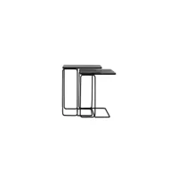 light & living table d'appoint laja - cuivre antiquebronze - 46x31x57cm 6744318