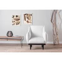 fauteuil luna en plusieurs couleurs - couleur: blanc azura-43115_17596