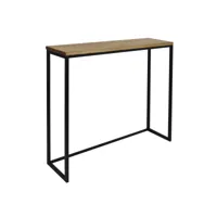 table haute - mange debout icub - industriel 120 x 30 x 110 cm. noir icb3012011030ng-ev