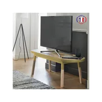 support tv banc 140 cm, 100% frêne massif eg1-008jl
