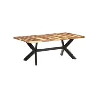 table de salle à manger 200x100x75 bois solide