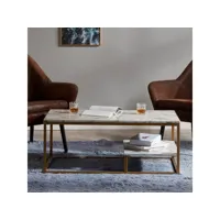 table basse moderne versanora marmo effet marbre pour salon vnf-00036