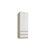 armoire de bureau moderne b-6 mélange de chêne sonoma blanc