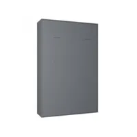 armoire lit escamotable smart-v2 gris graphite mat couchage 120*200 cm. 20100892466
