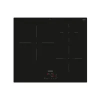 siemens - table de cuisson induction 60cm 3 foyers 4600w noir  eu611bjb5e - iq100