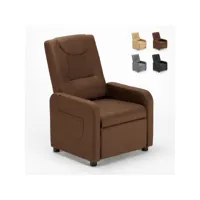 fauteuil relax inclinable design avec repose-pieds en tissu anna le roi du relax