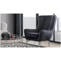 fauteuil lyon gris azura-41433