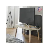 support tv banc 140 cm, 100% frêne massif eg1-008gm