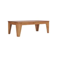 table basse table de salon  bout de canapé 120x60x40 cm bois de teck solide meuble pro frco64499