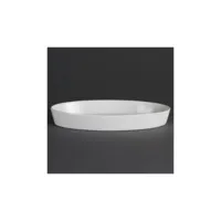 plats à sole ovales blancs olympia 42 x 330 x 180 mm - boite de 6 -          porcelaine