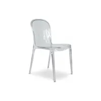 chaise de salle à manger - design - thapya transparent