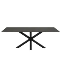 table de salle à manger rectangulaire en céramique l200 - neiva