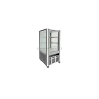 vitrine à gâteaux réfrigérée - 268 litres - combisteel - r290 - acier inoxydable 706