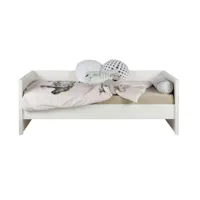 joop - cadre de lit banquette en pin fsc 90x200 - couleur - blanc 378871-gow