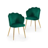 duchesse - lot de 2 chaises design en velours vert duchesse-zl202000231-2-ver