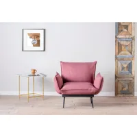 fauteuil aspen en plusieurs couleurs - couleur: rose azura-43088_17498