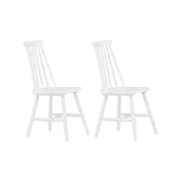 chaise en bois lönneberga blanc