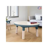 table basse ronde diamètre 80 cm, 100% frêne massif eg1-006bf80