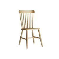 chaise en bois d´orme marron, 48x46x91 cm