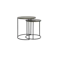 light & living table d'appoint rengo - bronze antique - ø49cm 6739018