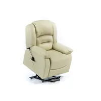 ecode fauteuil de massage releveur maximum 9 modes de massage, système de levage par bouton avec usb, led, eco-8198up beige eco-8198 up b