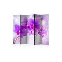 paravent 5 volets - purple orchids ii [room dividers] a1-paraventtc0845