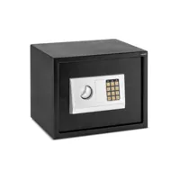coffre-fort électronique numérique combinaison programmable clés de secours piles incluses acier- 38 x 30 x 30 cm helloshop26 14_0001081