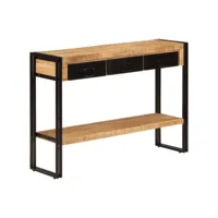 console table d'appoint - meuble d'entrée 110x30x76 cm bois de manguier solide meuble pro frco89412