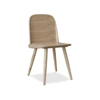 chaise de salle à manger en bois - style scandinave - berd bois naturel