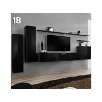 combinaison de meubles berit noir modèle 1 b msam101-b