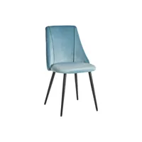 chaise en polyester gris, 50x53x84 cm