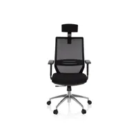 chaise de bureau chaise pivotante profondo pro tissu maille tissu noir hjh office