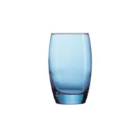 chopes bleus arcoroc salto ice blue 350 ml - lot de 24 -  - verre x121mm