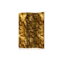 paravent 3 volets - golden leaves [room dividers] a1-paraventtc1421