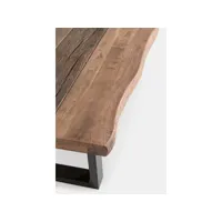 bobochic table basse noeline bois d'acacia massif